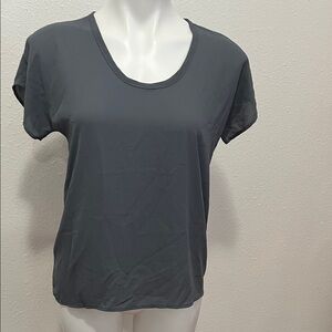 Soprano Grey Sheer Top Sz XS